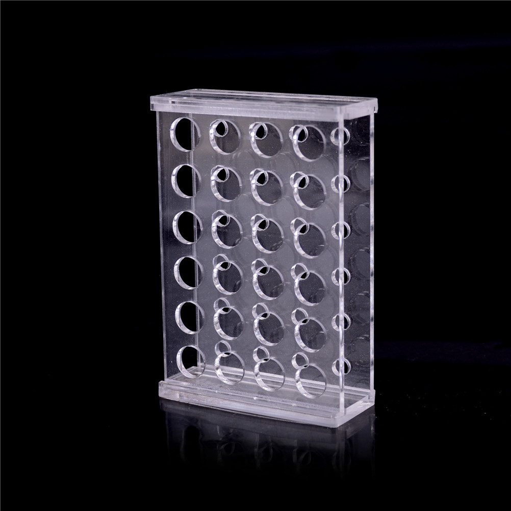 Centrifuge Tube Rack - 24 Holes Plastic Test Tube Rack