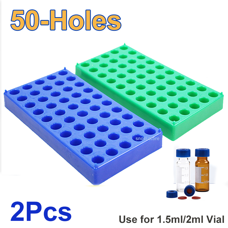 Centrifuge Tube Rack - Plastic Vial Rack 50 Holds Suitable