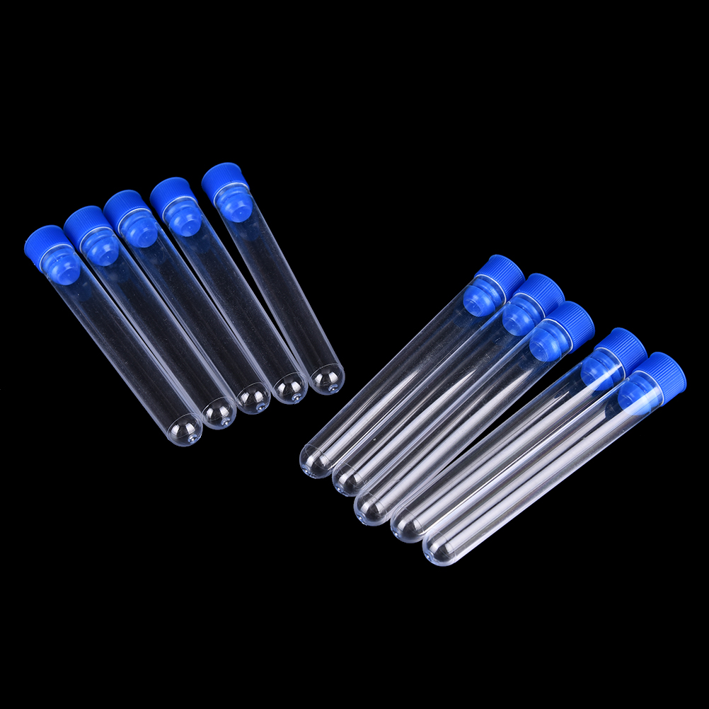 10pcs Clear Plastic Test Tubes - Centrifuge Tube Rack 评论和价格
