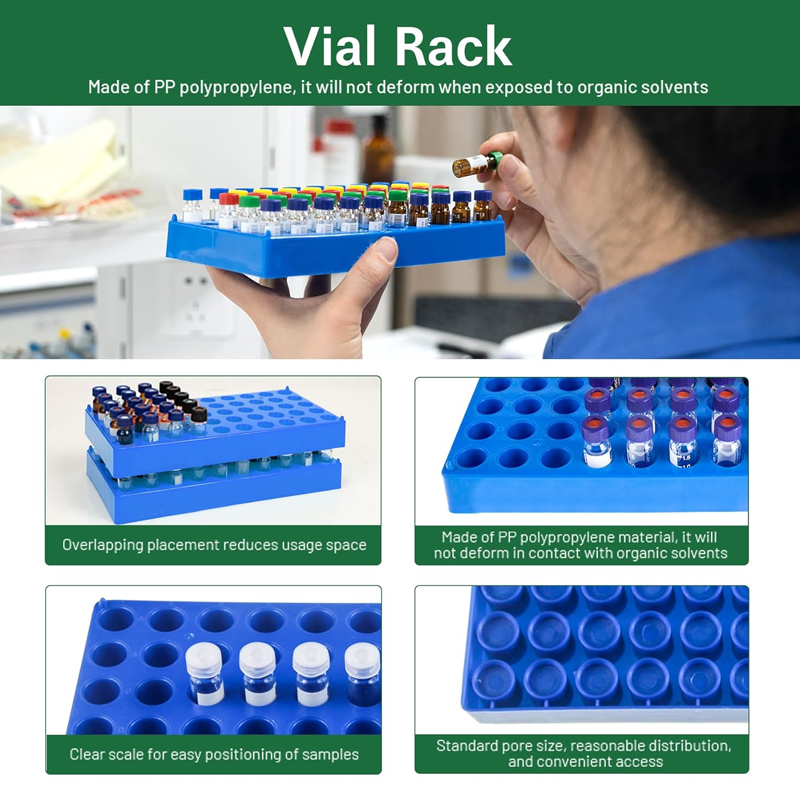 Plastic Vial Rack 50 Holds Sui - Centrifuge Tube Rack 评论和价格