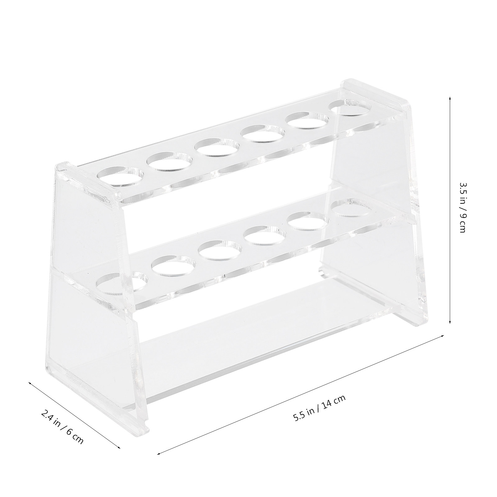 12-Hole Acrylic Test Tube Rack - Centrifuge Tube Rack 评论和价格