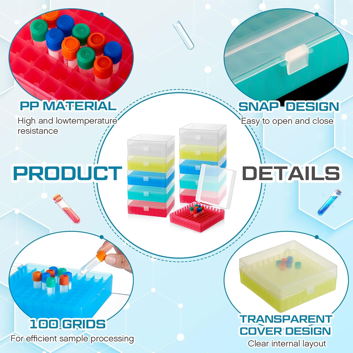 100Holes Centrifuge Tube Cryog - Centrifuge Tube Rack 评论和价格